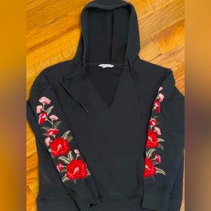 American Eagle Outfitters Floral embroidery Hoodie